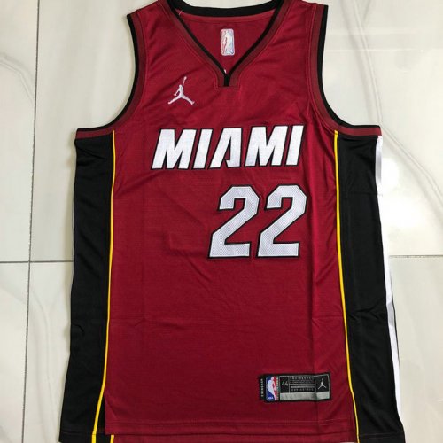 Maillot de Basket #22 Butler Miami Heat authentique Rouge